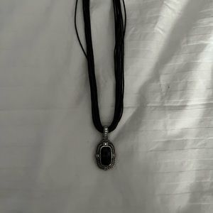 Judith Ripka black onyx pendant